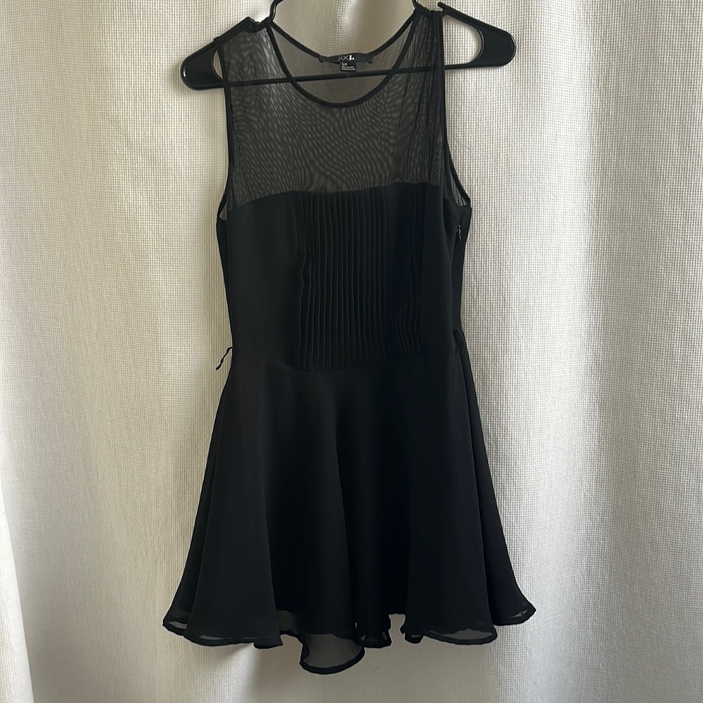Black a-line cocktail dress